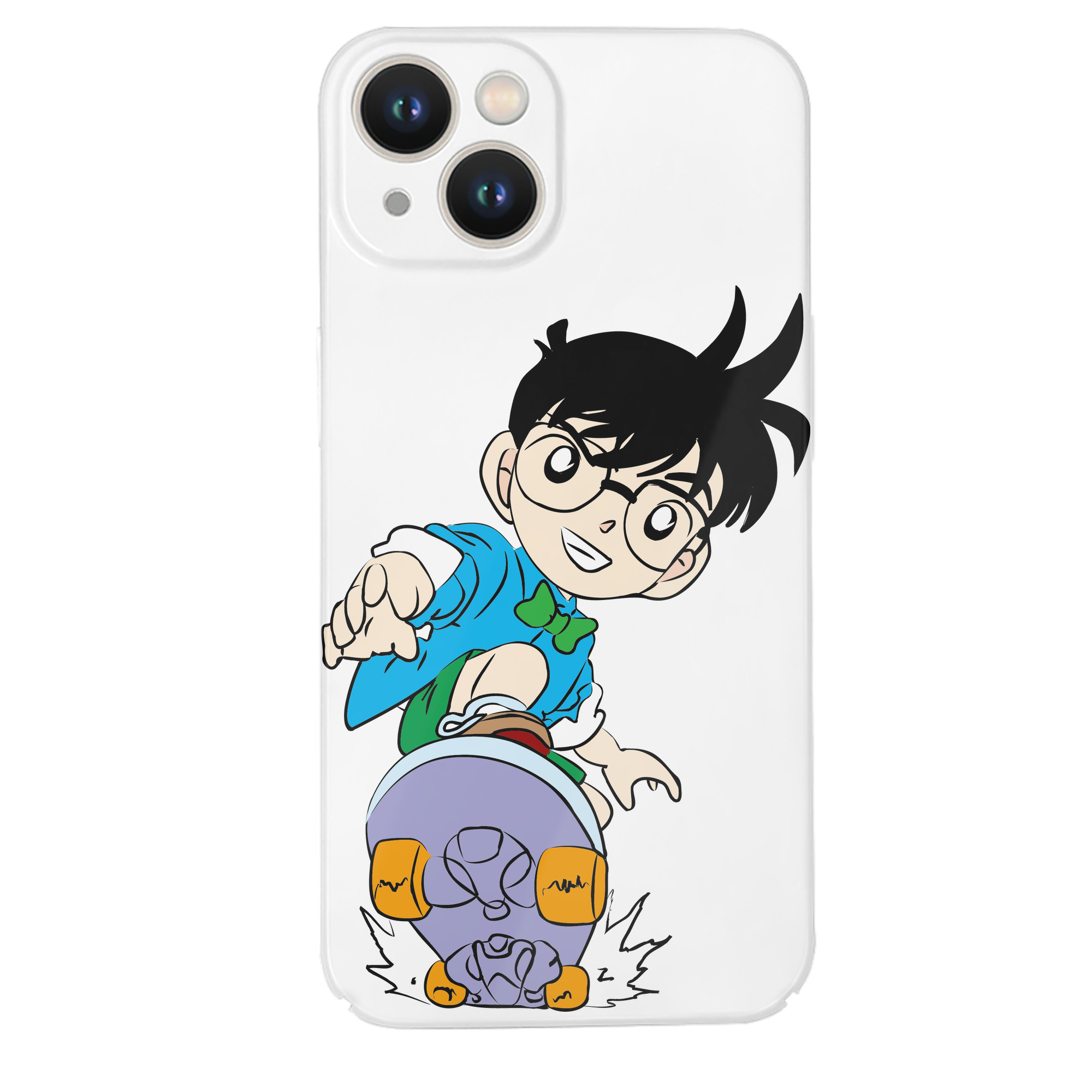 （画像用） 名探偵コナン 江戸川 コナン Detective Conan Conan Edogawa 【iPhone 14シリーズ対応】ハードケース
